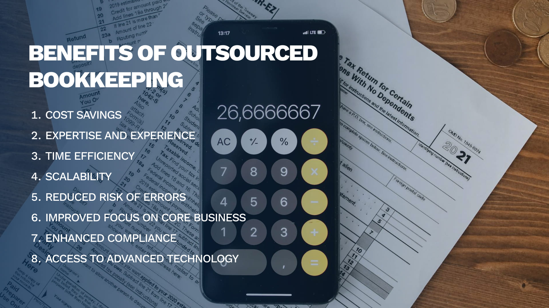 Benefits of Outsourced Bookkeeping